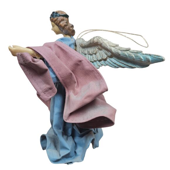 Vintage Paper Mache Kurt Adler Angel 5 inch Christmas Holiday Ornament - Picture 4 of 8